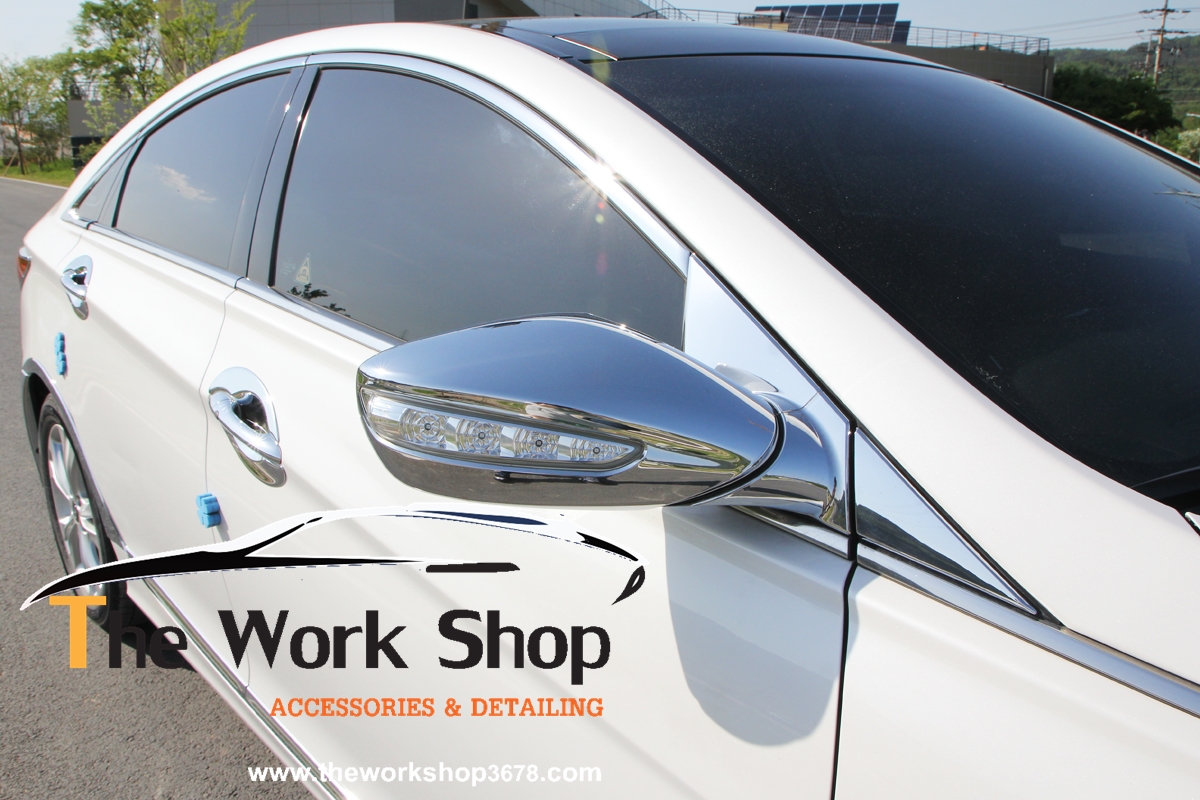 Side Mirror Chrome Garnish for Sonata ( โครเมี่ยมครอบกระจกมองข้าง )