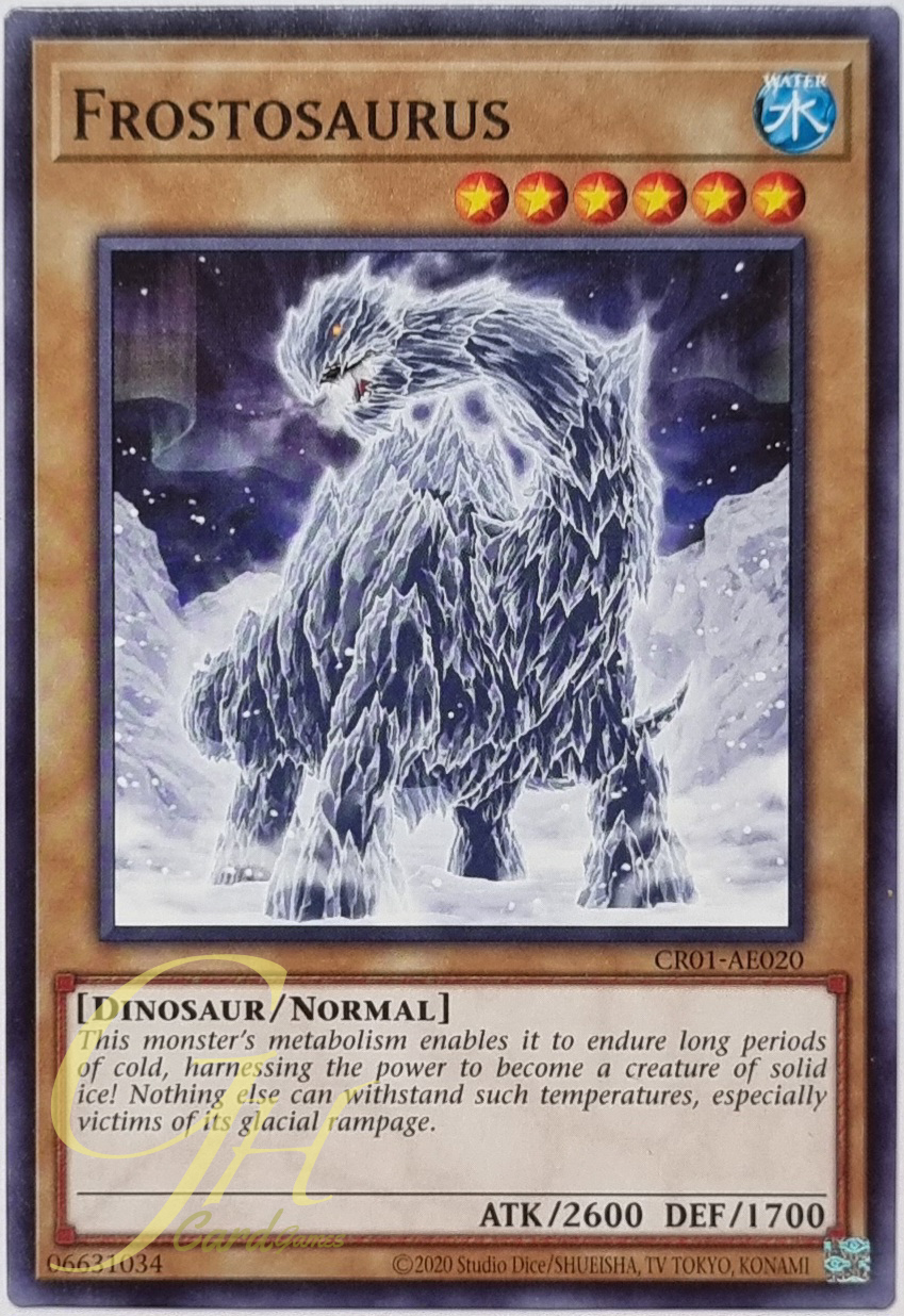 Yugioh [CR01-AE020] Frostosaurus (Common)