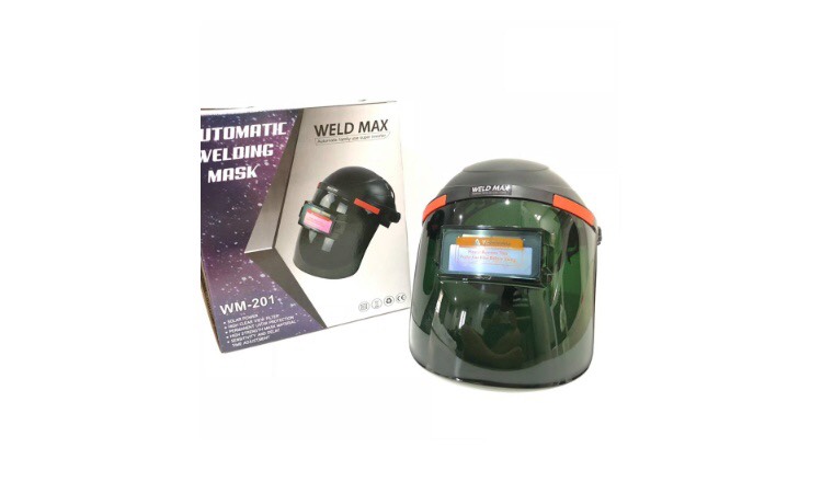 หน้ากากเชื่อมอัตโนมัติ WELDMAX มีเซนเซอร์ 2 จุด ปรับแสงได้เร็วขึ้นกว่าเดิม #WM-201