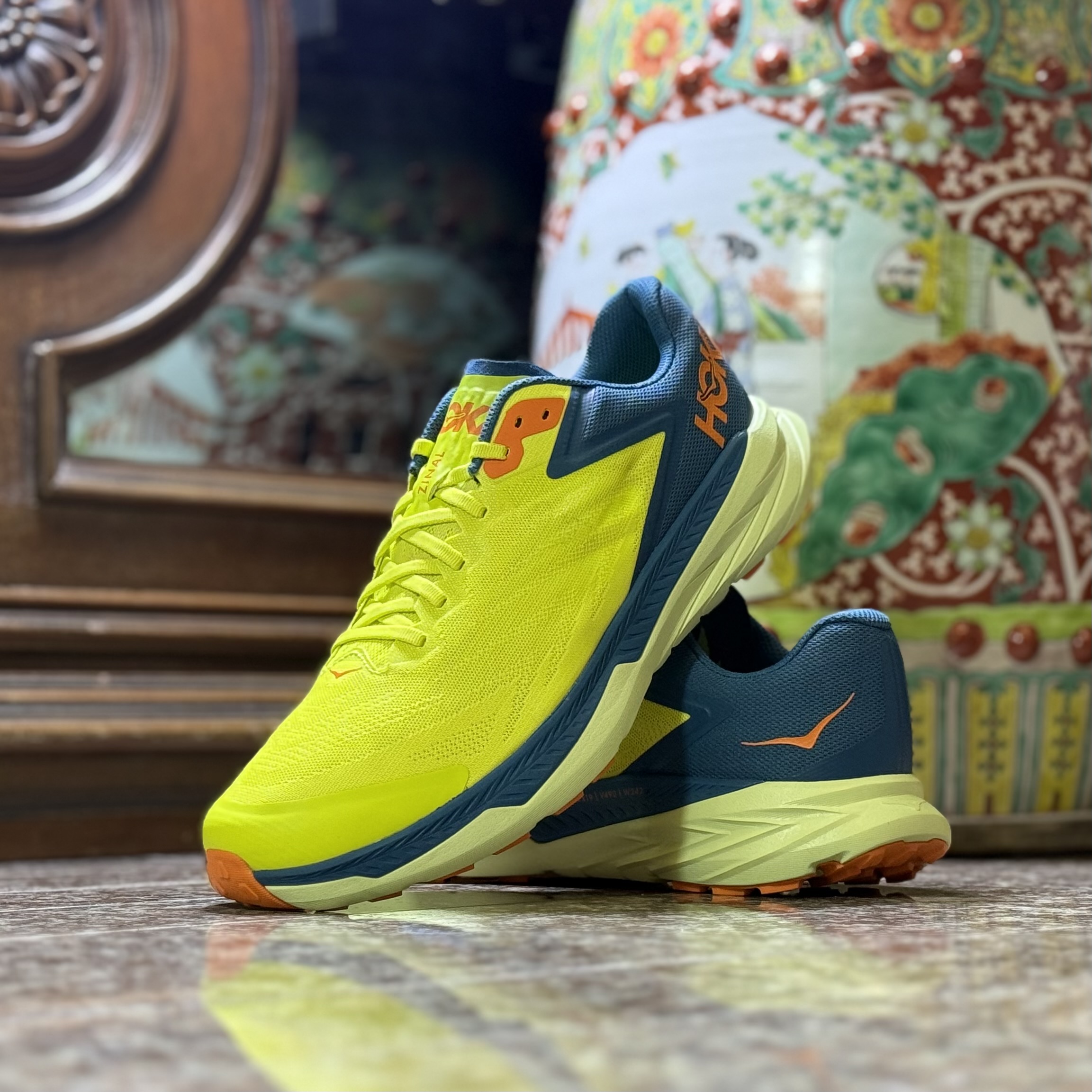 รองเท้าวิ่งเทรล HOKA Zinal ‘Evening Primrose’ (M11.5US)