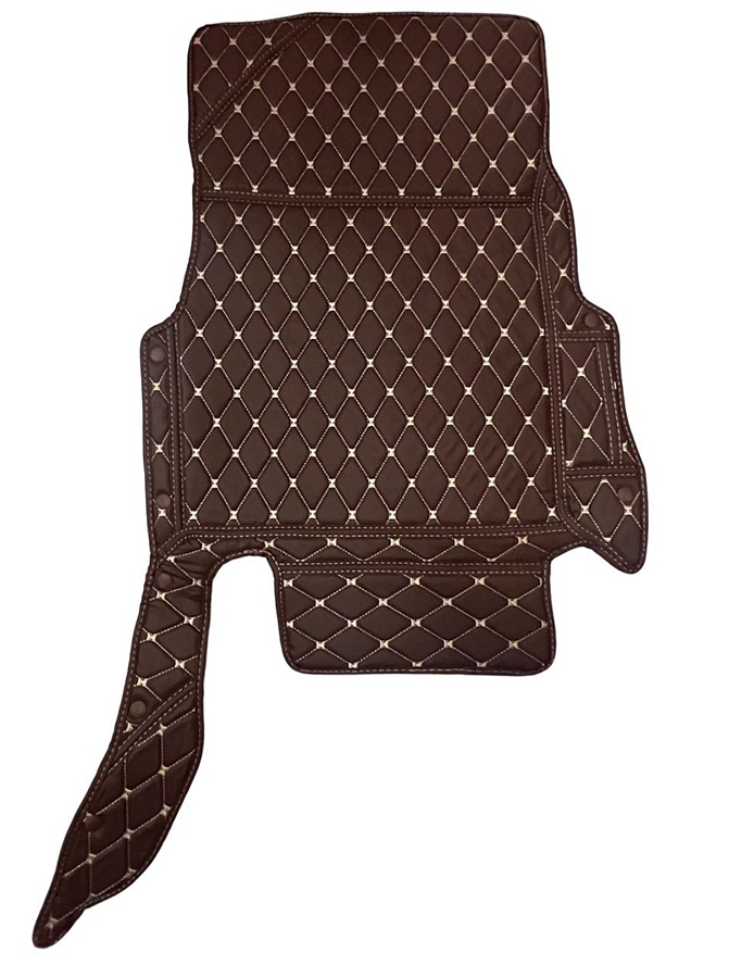 พรมปูพื้นรถยนต์6D NISSAN MARCH พรม6D นิสสัน มาร์ช สีกาแฟ เข้ารูป เต็มคัน 3ชิ้น