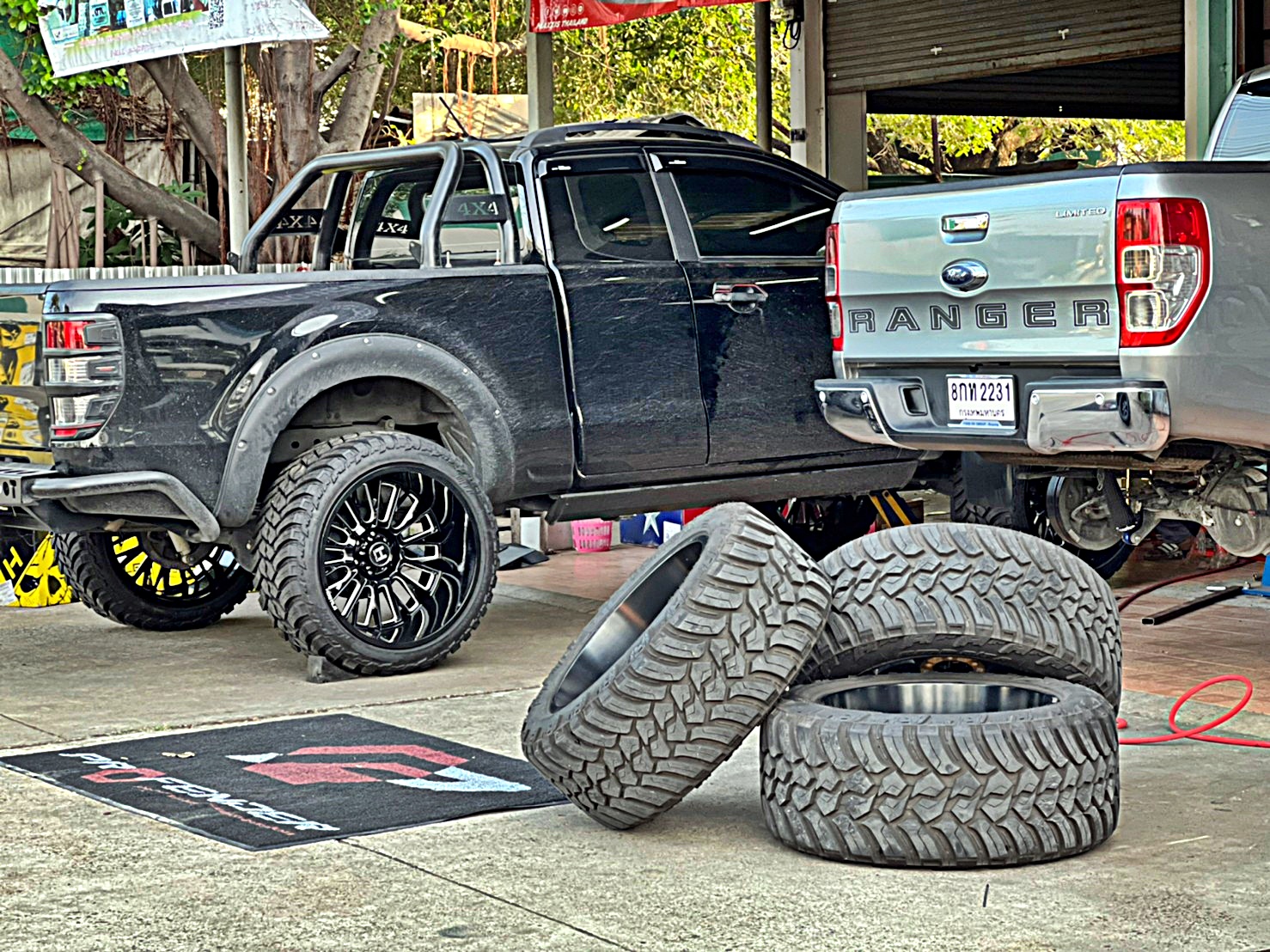FORD RANGER ล้อ HOSTILE H117 ขอบ22 ที่ STEP9