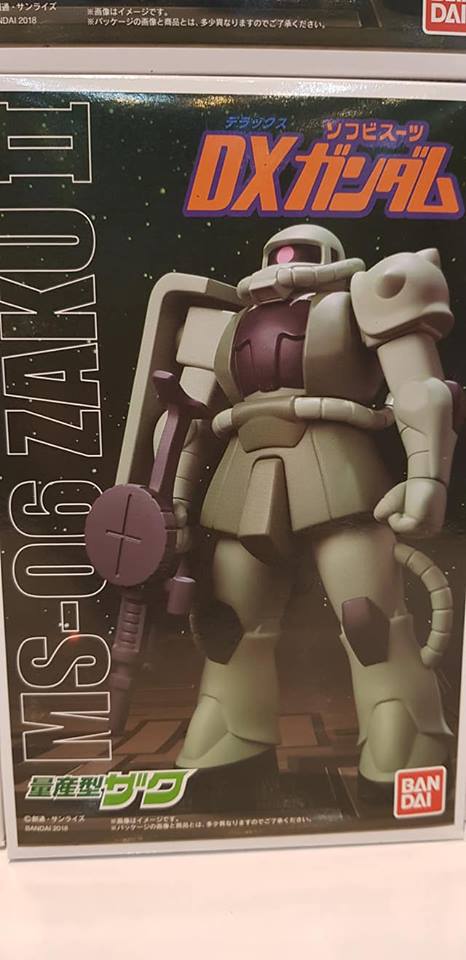 DX Soft Vinyl Zaku Mass Production Type Set