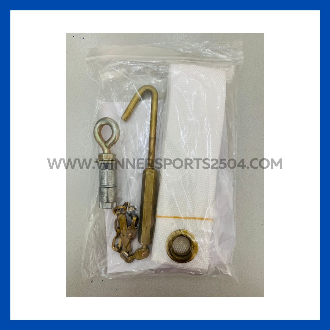 สายคาดกลางเทนนิส พร้อมชุดแอตจัสเตอร์ปรับระดับแบบยึดพื้น