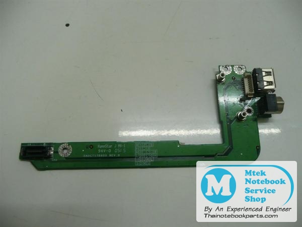 MT00320 แผงวงจร USB S-Video HP Pavilion dv1000 M2000 V2000 - DA0CT1TB6D5 Rev.D (มือสอง) 2