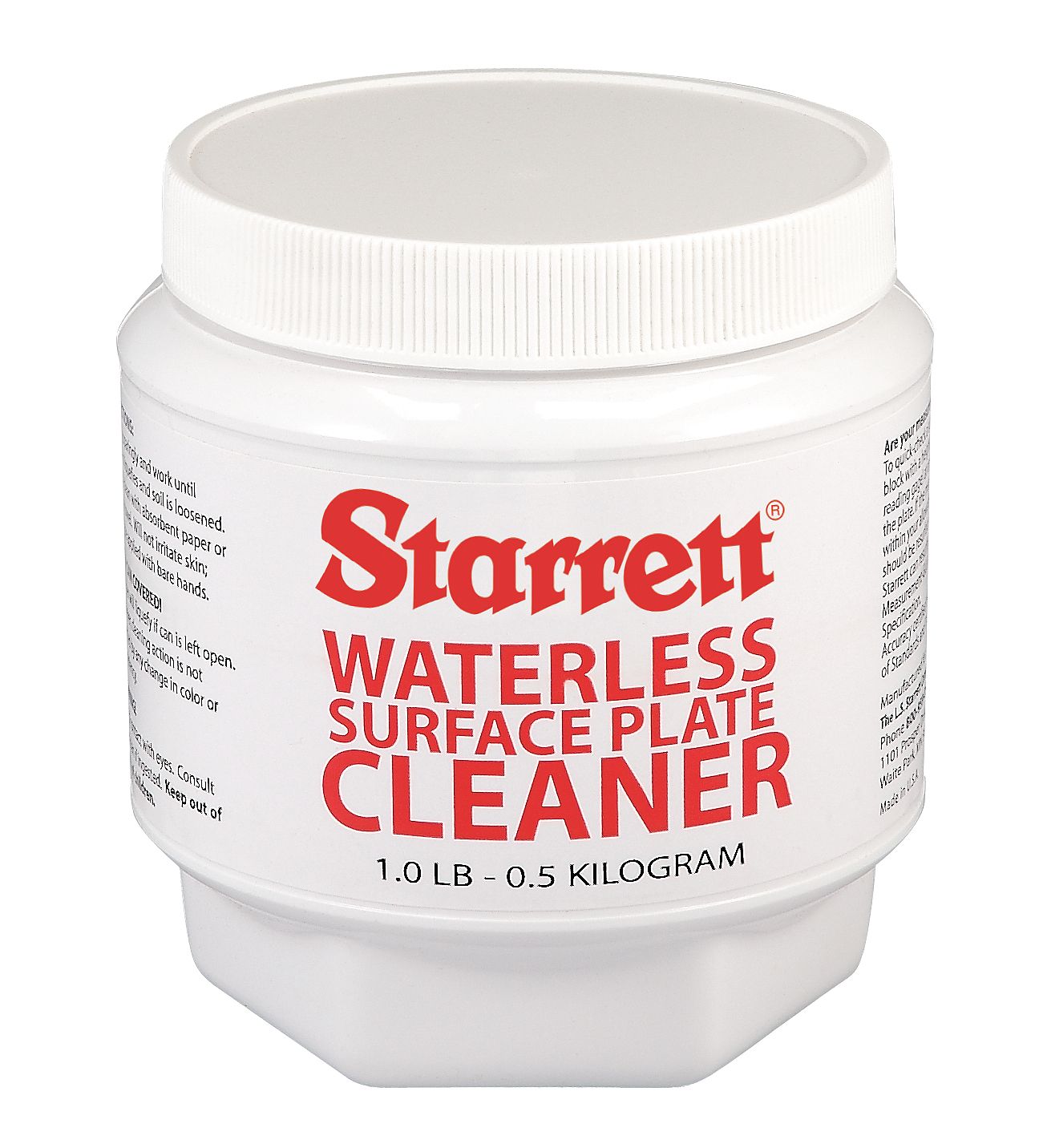 STARRETT Surface Plate Cleaner,Size 1 lb.