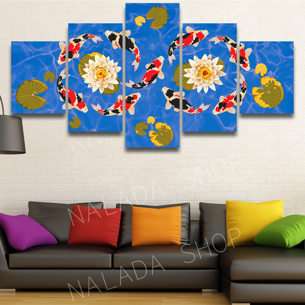 ภาพติดผนังผ้าใบแคนวาส สวย ความหมายดี 028