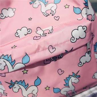 GUCกระเป๋าเป้ยูนิคอนสีพลาสเทลสนใสน่ารักม๊วกๆ(GUC-B446)