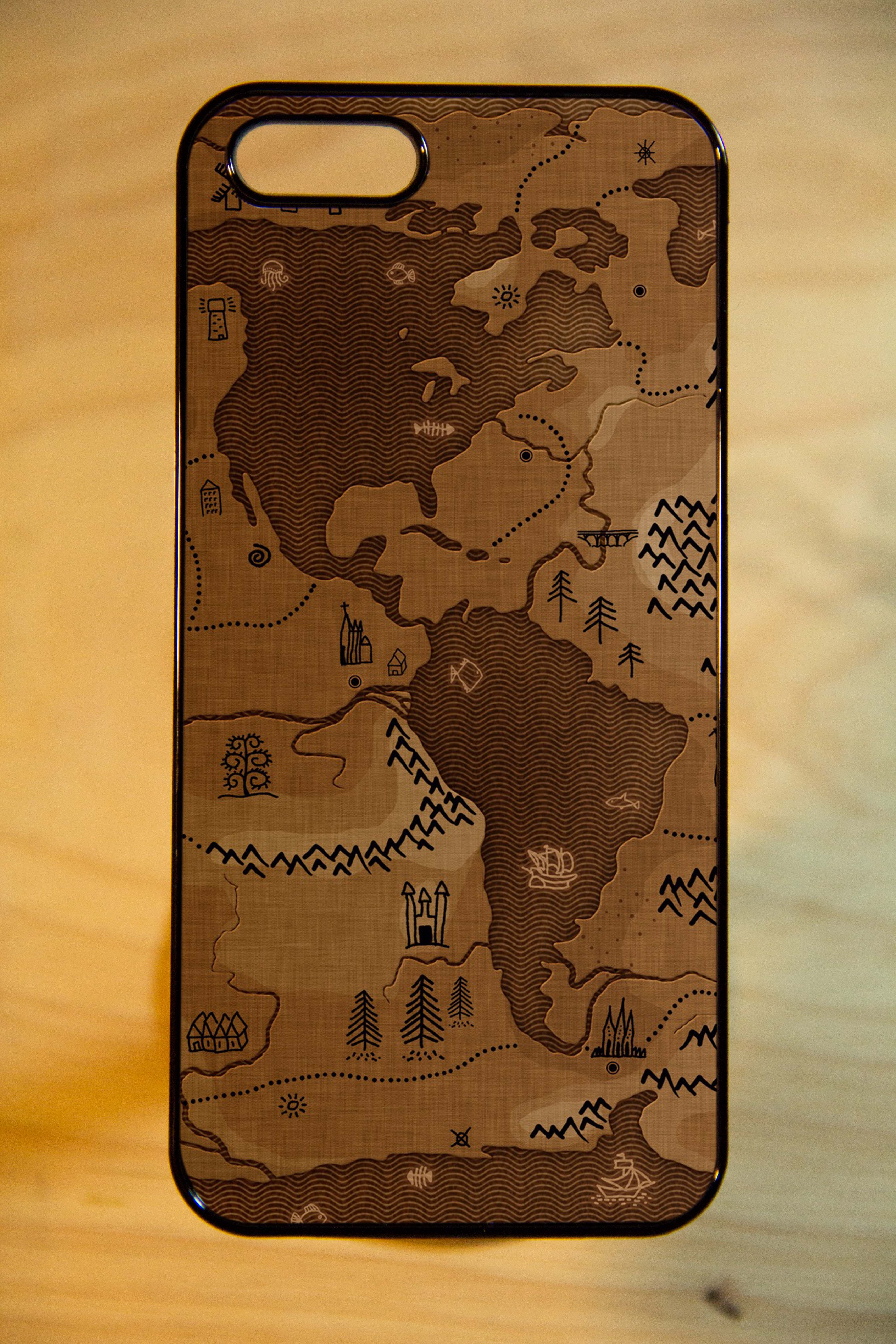 เคสสั่งทำ - ลายแผนที่