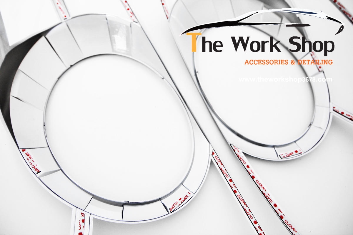 Chrome Head Lamp Cover for H-1 V.1 ( โครมเมี่ยมแต่งไฟคู่หน้า )