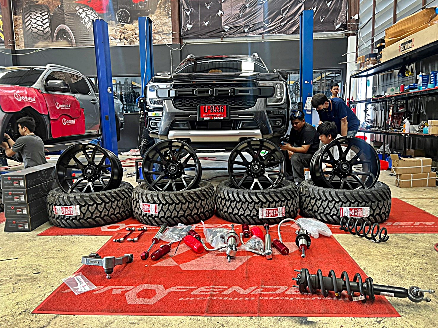 FORD_RANGER_NEXTGEN จัดล้อยาง ทรงเมกาที่ STEP9