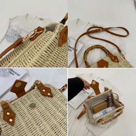 กระเป๋าผู้หญิง สะพายข้าง สายหนัง🤎