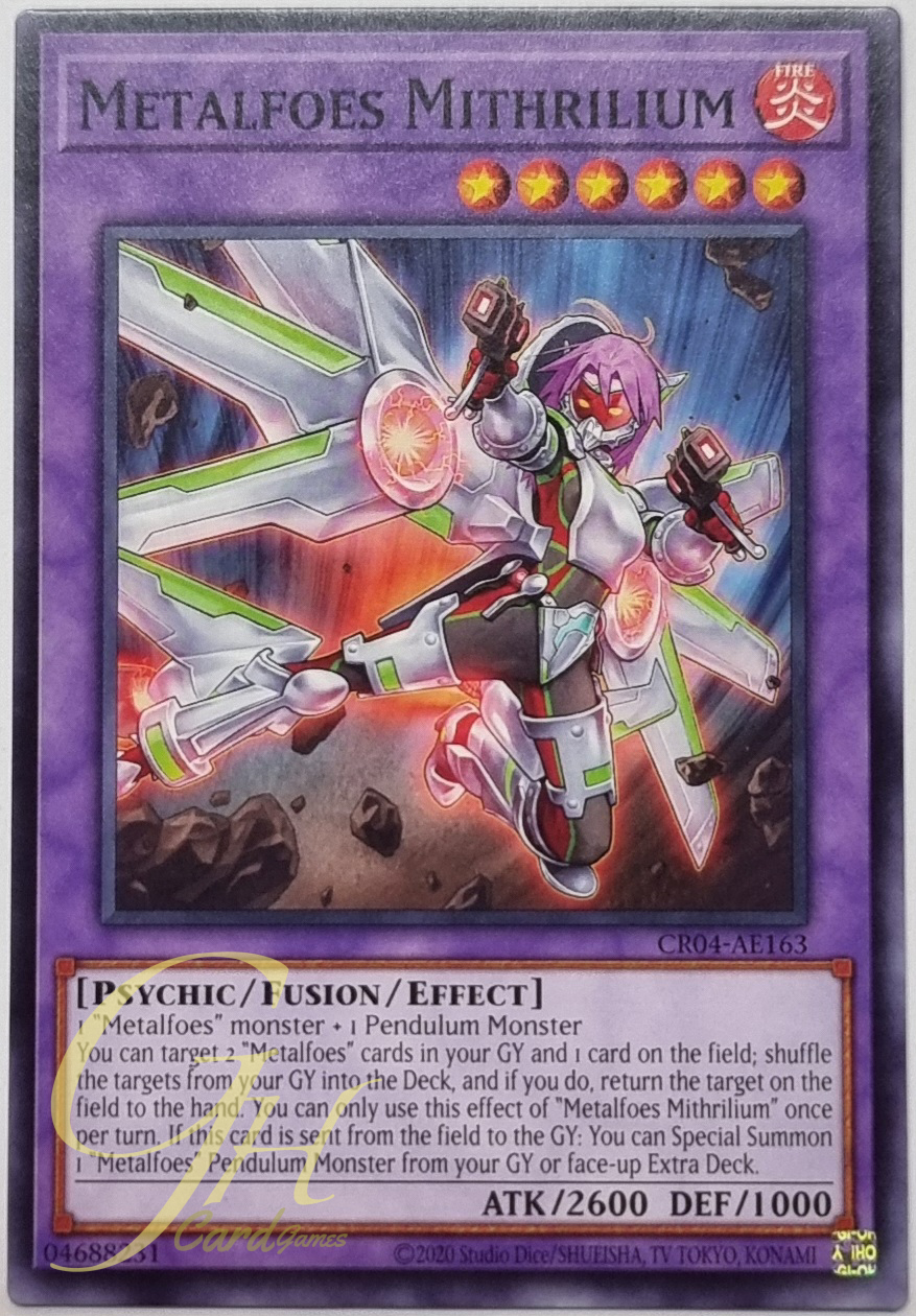 Yugioh [CR04-AE163] Metalfoes Mithrilium (Common)