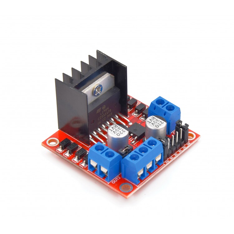 L298N โมดูลขับมอเตอร์ (L298N Motor Drive Module)