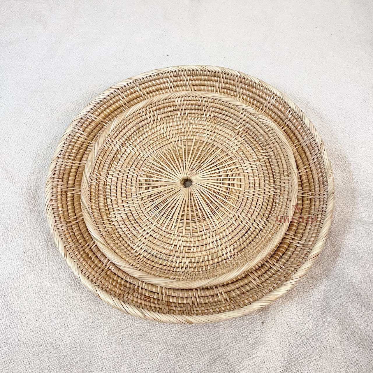 ถาดหวายมินิมอล ถาดใส่อาหาร ถาดวางขนม พร็อพถ่ายรูป 🤎