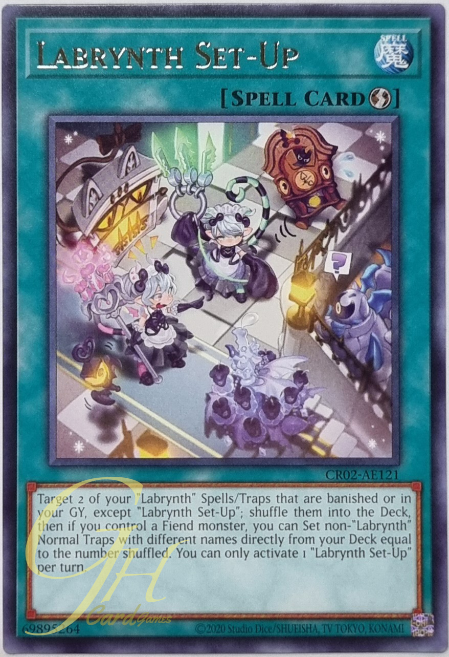 Yugioh [CR02-AE121] Labrynth Set-Up (Rare)