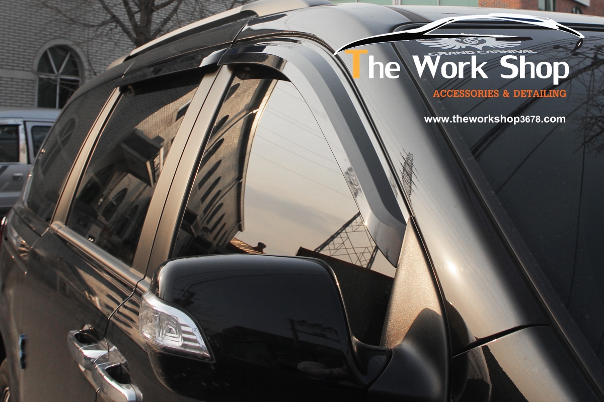 Smoke Door Visor for Carnival ( กันสาดสีดำ )