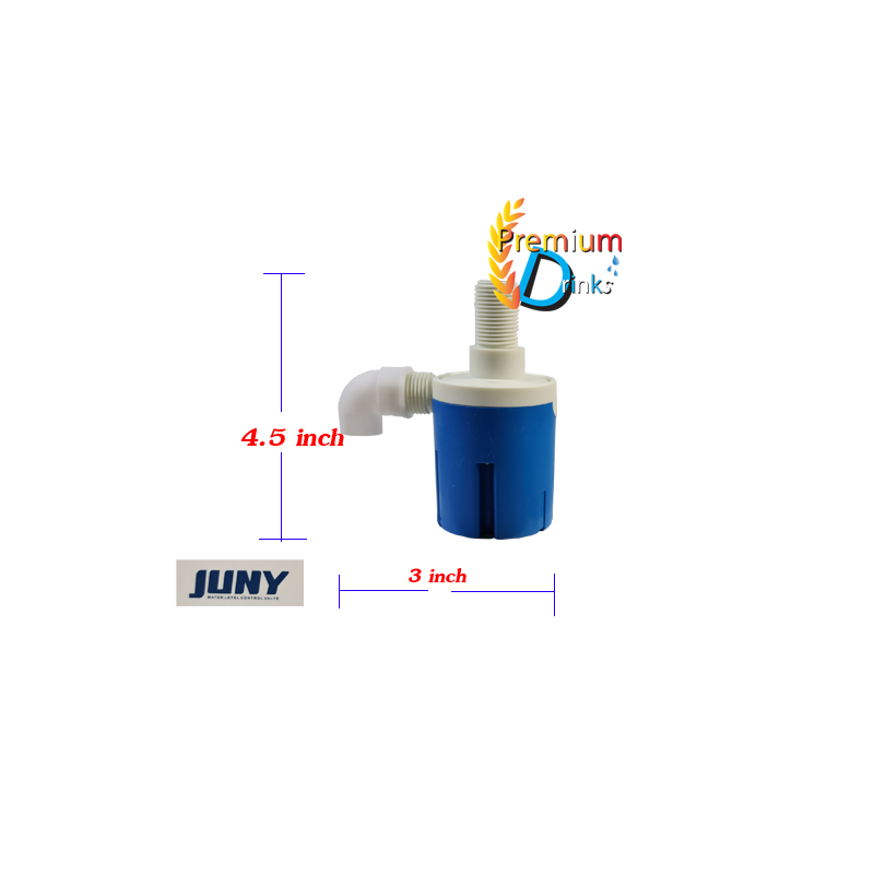 ลูกลอยตัดน้ำเต็ม แนวดิ่ง 4หุน ยี่ห้อ JUNY