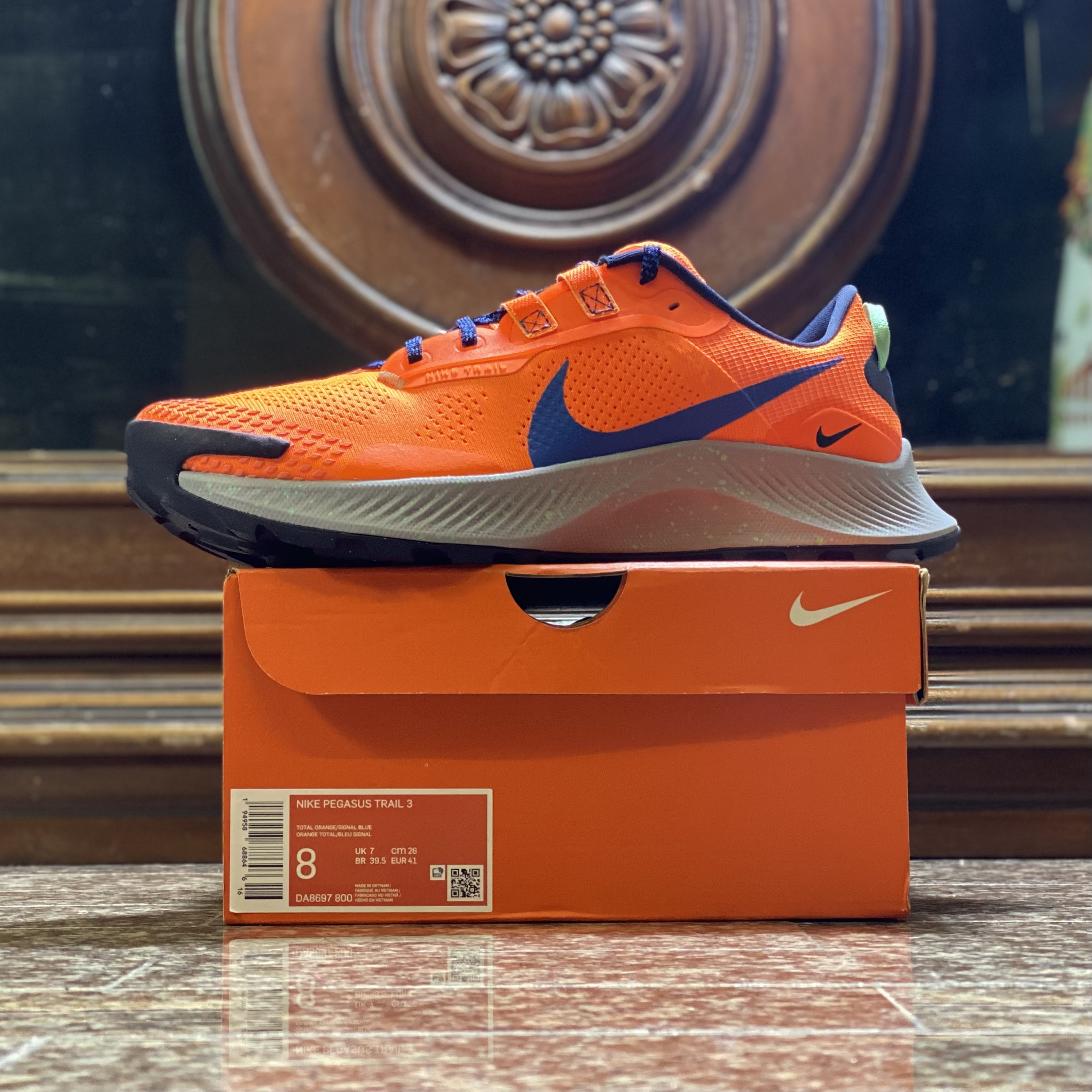 รองเท้าวิ่งเทรล Nike Pegasus Trail 3 ‘Total Orange’ (M8US)