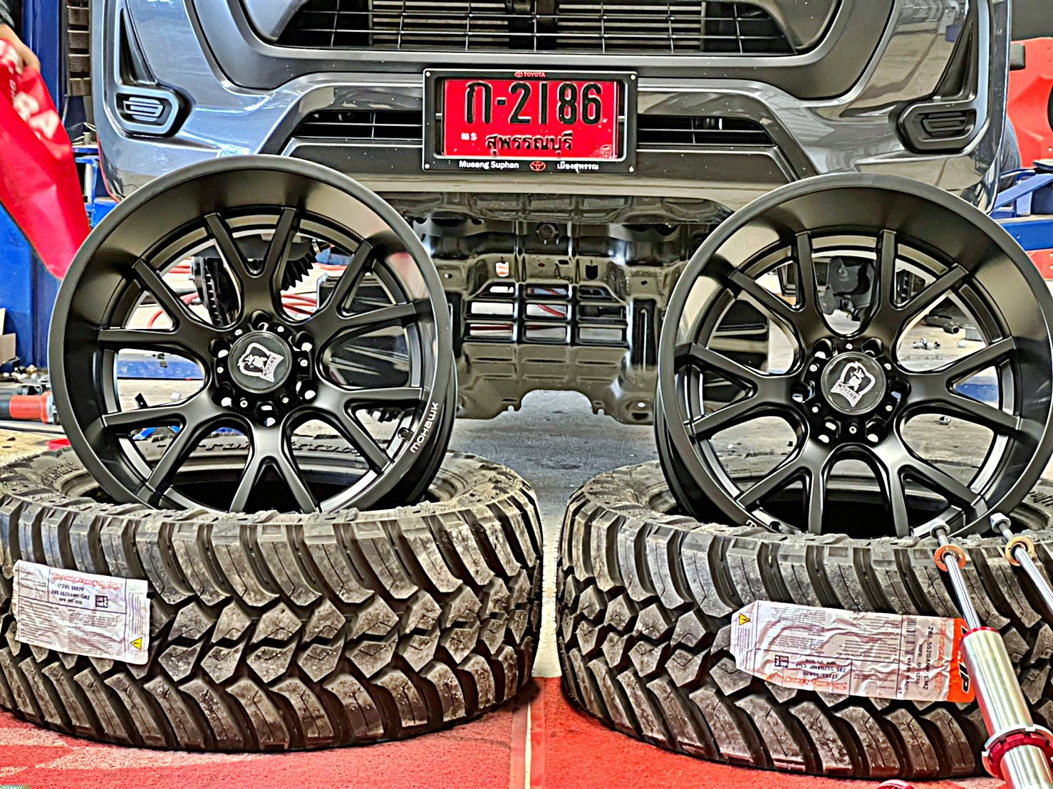 #TOYOTA_REVO_หัวเดียว จองคิวมาจากสุพรรณบุรี ทำทรงเมกาที่STEP9