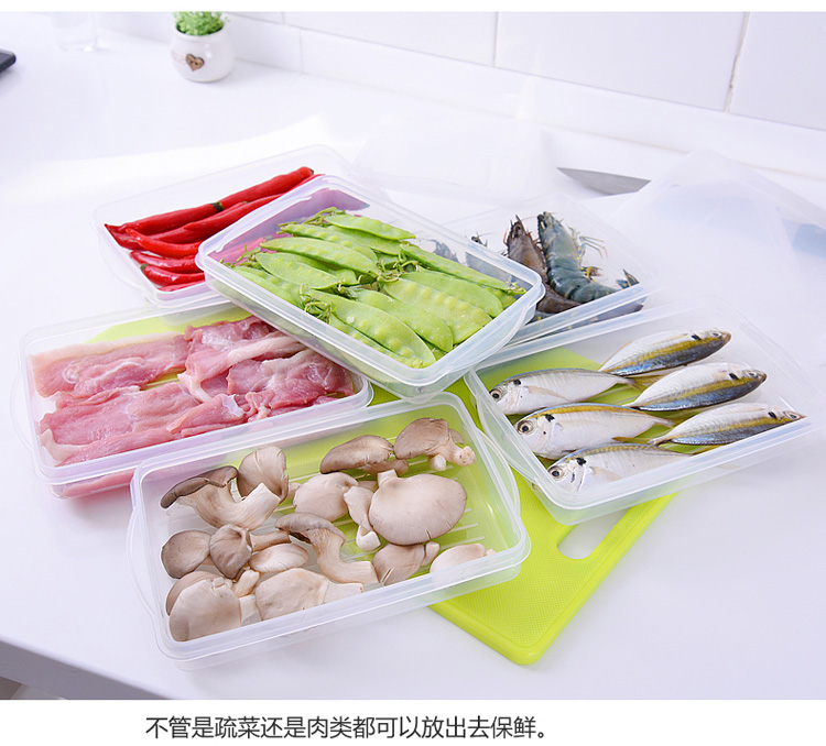kokubo กล่องพลาสติกเก็บอาหาร ใช้ในตู้เย็น สไตล์ญี่ปุ่น