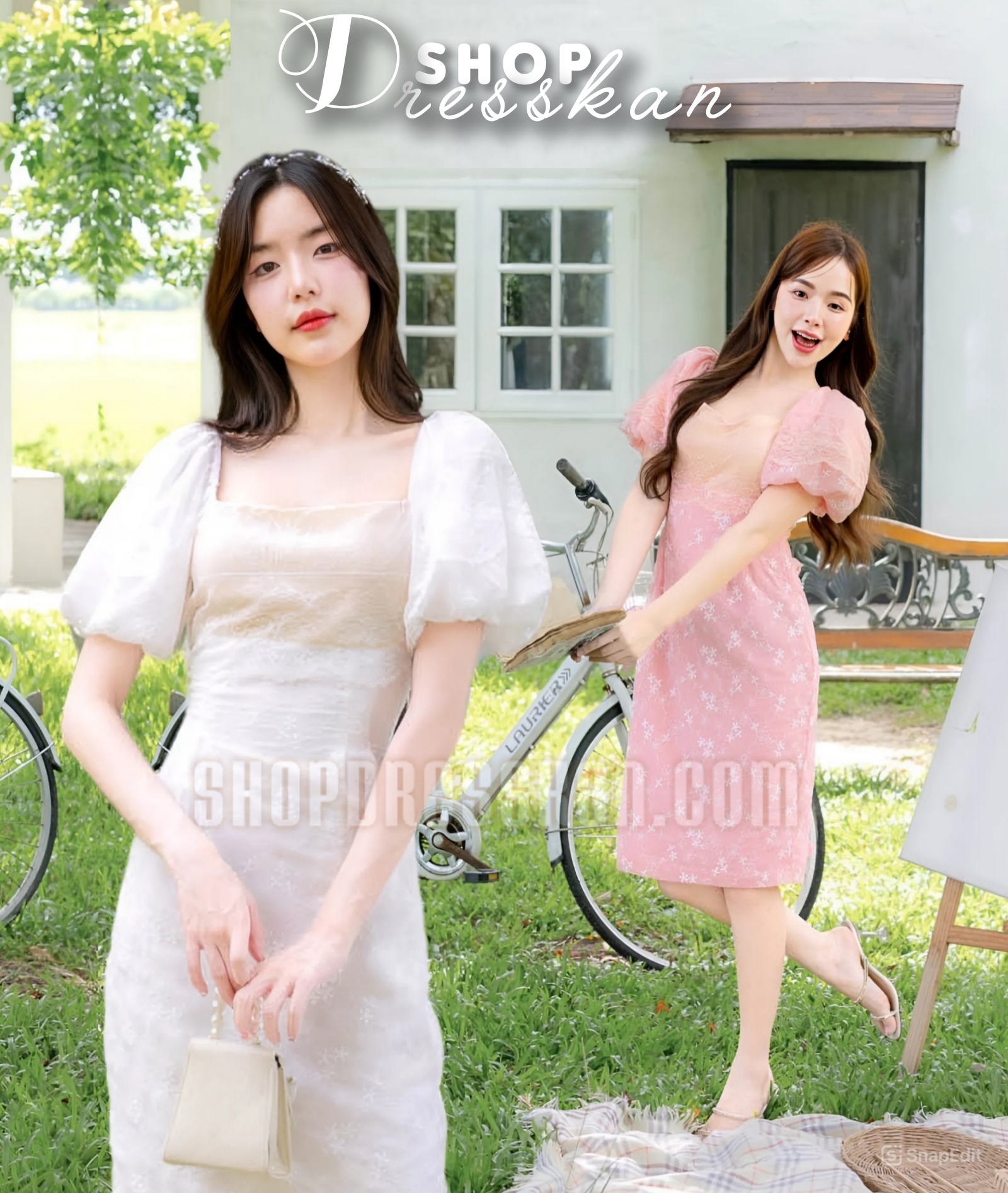 ❌หมดทุกสีทุกไซส์ค่ะ❌ :: ชุดเดรสแฟชั่นงานป้ายคุณภาพ⭐[ S-M-L-XL-2XL] :: ชุดเดรสสั้นออกงาน ผ้าลูกไม้เนื้อดี แต่วงแขนตุ๊กตา ทรงเข้ารูปสวย ซิปซ่อนหลัง บุซับในอย่างดี