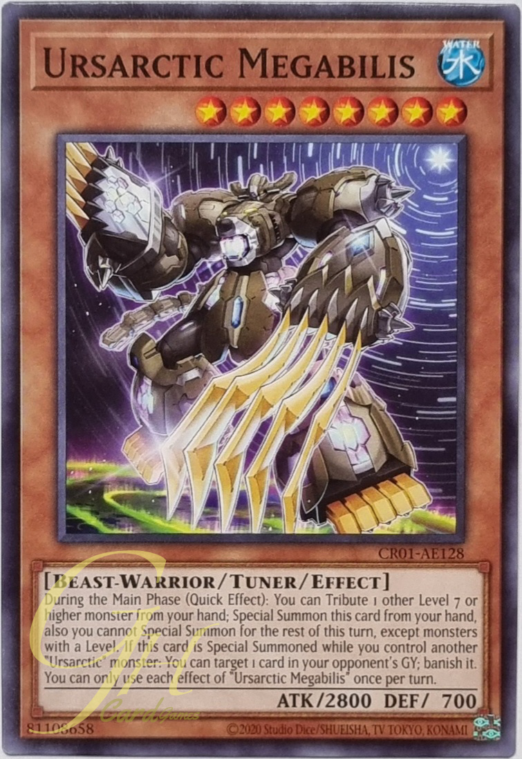 Yugioh [CR01-AE128] Ursarctic Megabilis (Common)