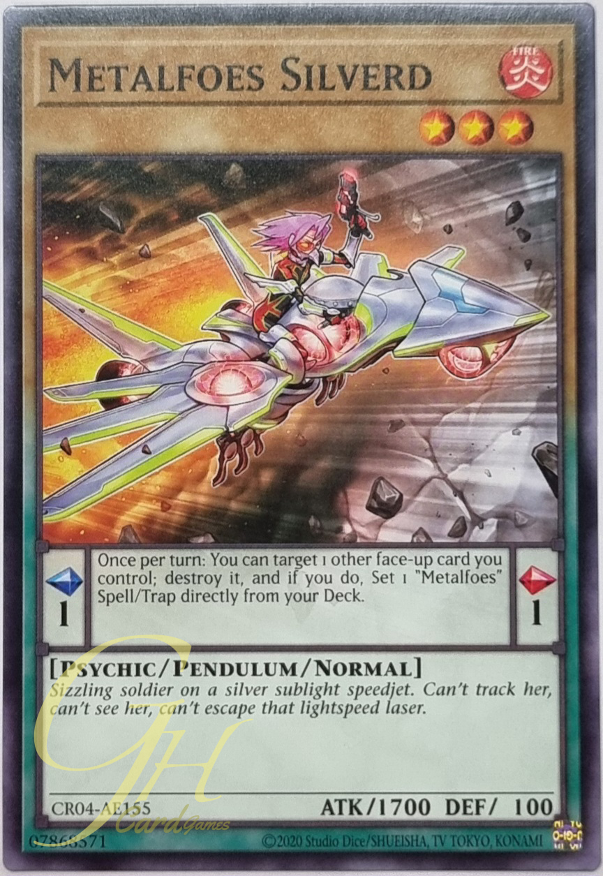 Yugioh [CR04-AE155] Metalfoes Silverd (Common)