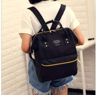 BAIFA SHOP กระเป๋า กระเป๋าเป้ กระเป๋าสะพายหลังสีกรม Woman Backpack NO. LT-02