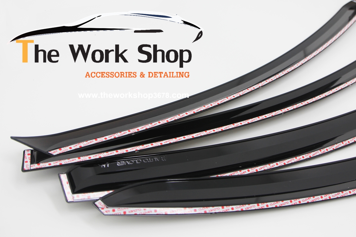 Smoke Door Visor for Sonata ( กันสาดสีดำ )