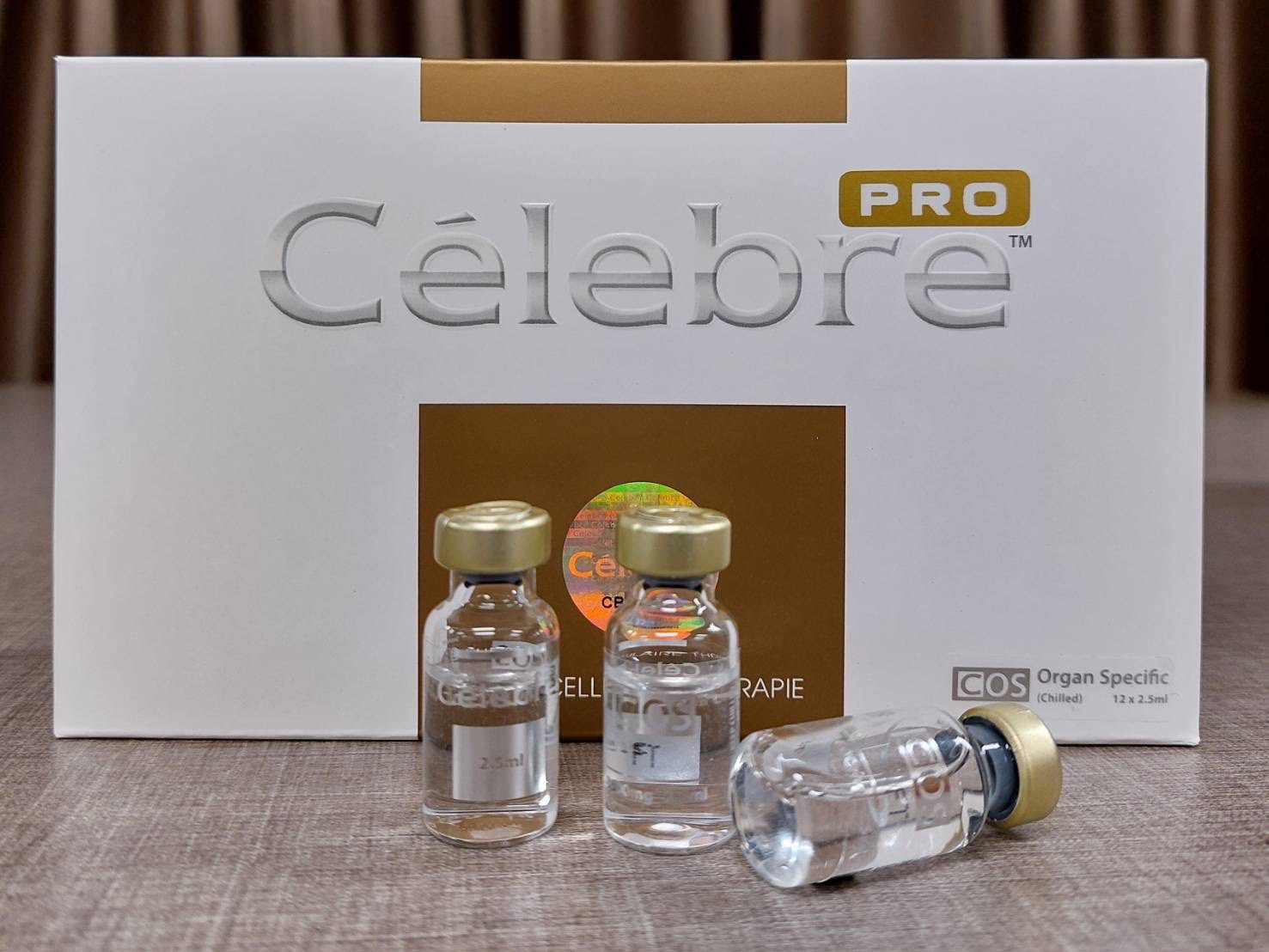 CELEBRE PRO COS - Fetal Total Stem Cell Extracts (Whitening) 2ml Revitalization 16 Organ Anti-Aging benefits, Improves Chronic Fatigue, Metabolism, General health and wellness