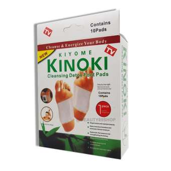 Kinoki Detox Foot Pad แผ่นแปะเท้าดูดสารพิษ ล้างสารพิษ (1 กล่อง )