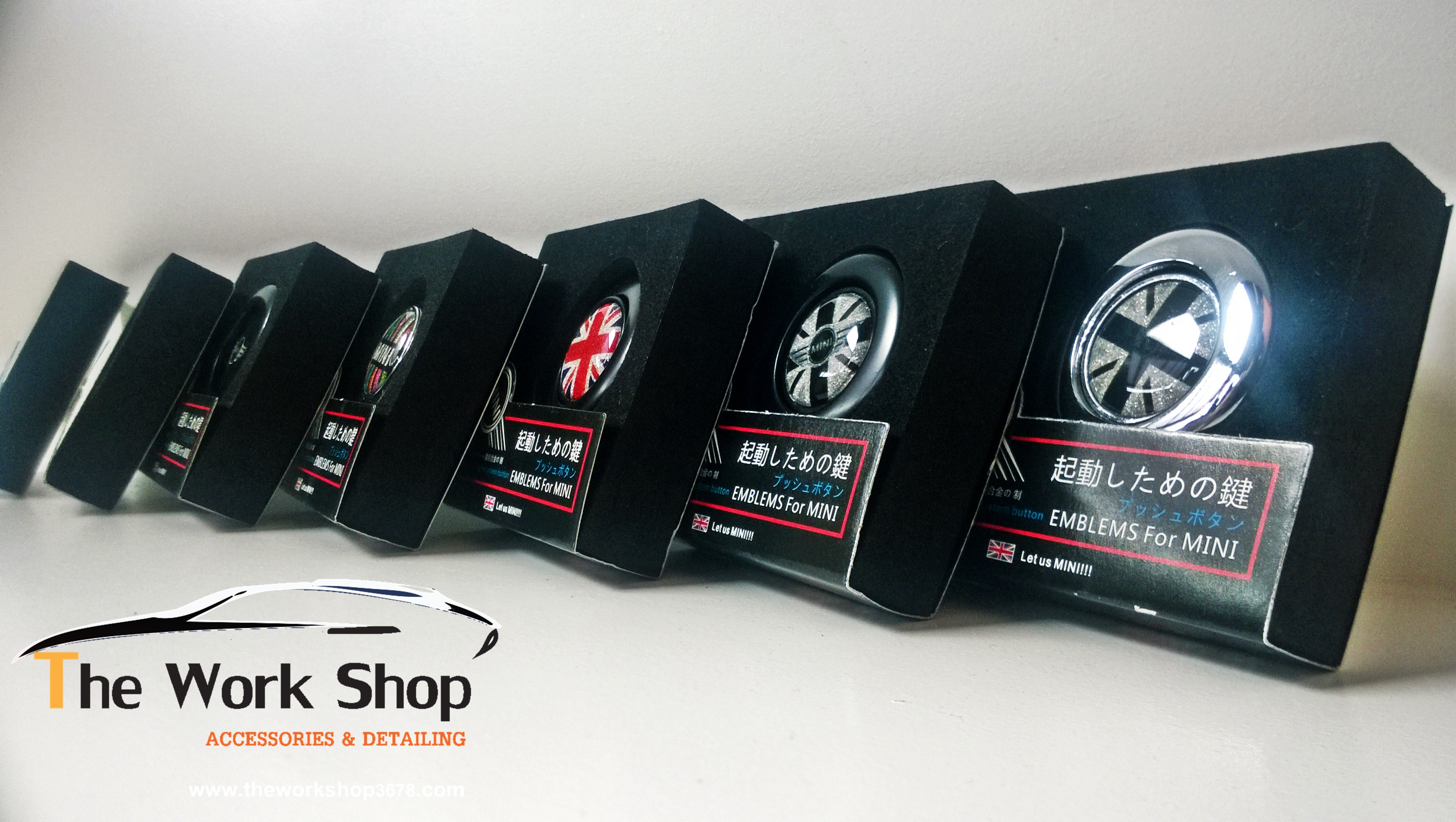 Emblem of One Key Star for Mini ( ปุ่ม Push Start Cover )