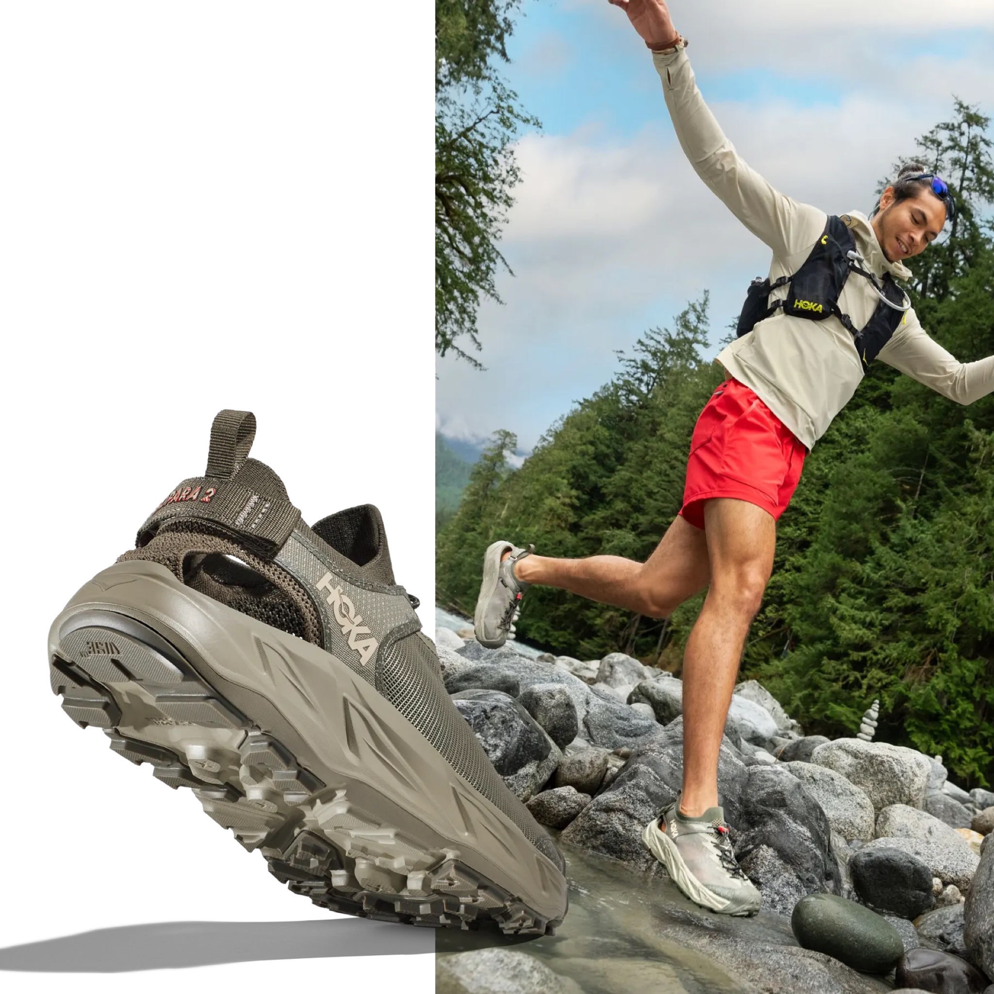 รองเท้า HOKA Hopara 2 ‘Barley/Oat Milk’ (M9/9.5US)