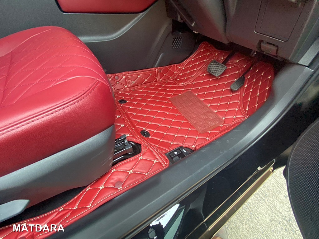 พรมปูพื้นรถยนต์ 6D TOYOTA YARIS ATIV 2023-28 พรม6D สวยงาม กันเปื้อน กันฝุ่น ได้ดี เข้ารูป เต็มคัน