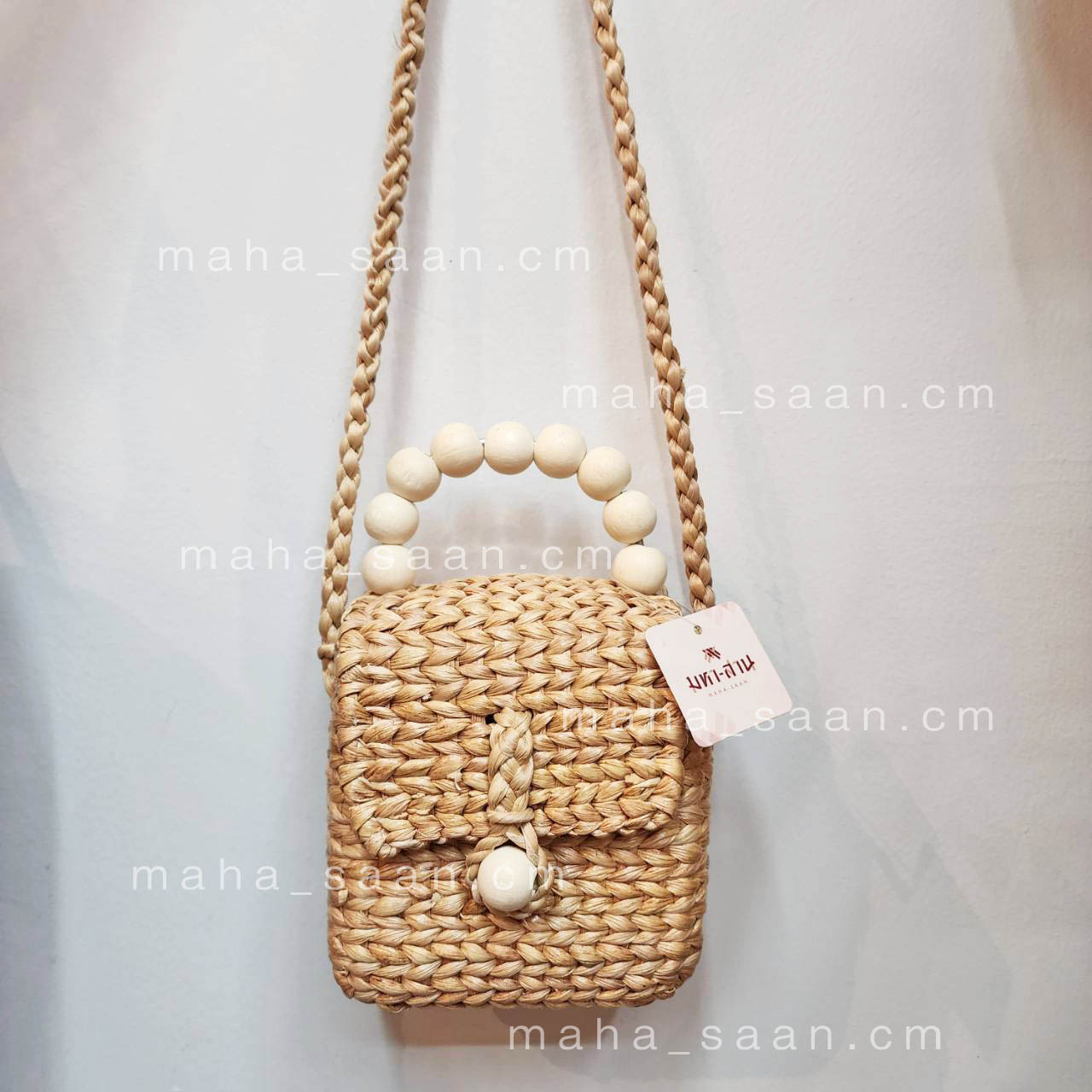 กระเป๋าสานผักตบชวา ฝาพับ สะพาย แฮนด์เมด เด็กและผู้ใหญ่💌