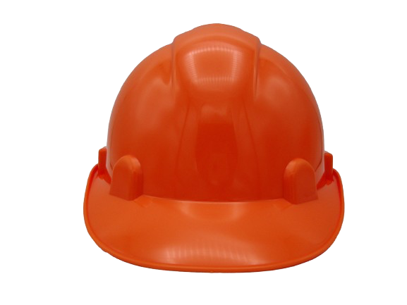 หมวกนิรภัย HDPE แบบปรับเลื่อน สายรัดคางสี่จุด