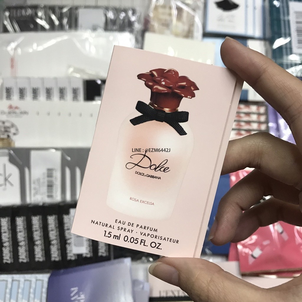 เช็คก่อนสั่ง น้ำหอมแท้ ขนาดทดลอง DOLCE & GABBANA ROSA EXCELSA FOR WOMEN EAU DE PARFUM SPRAY