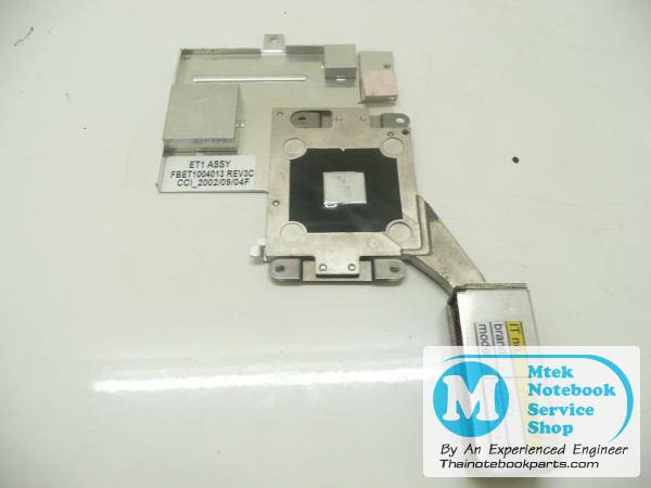 MT00157 ฮีทซิ้งค์ระบายความร้อนโน๊ตบุ๊ค HP Pavilion ZE1250 Cooling Heatsink FBET1004013(Used) 2