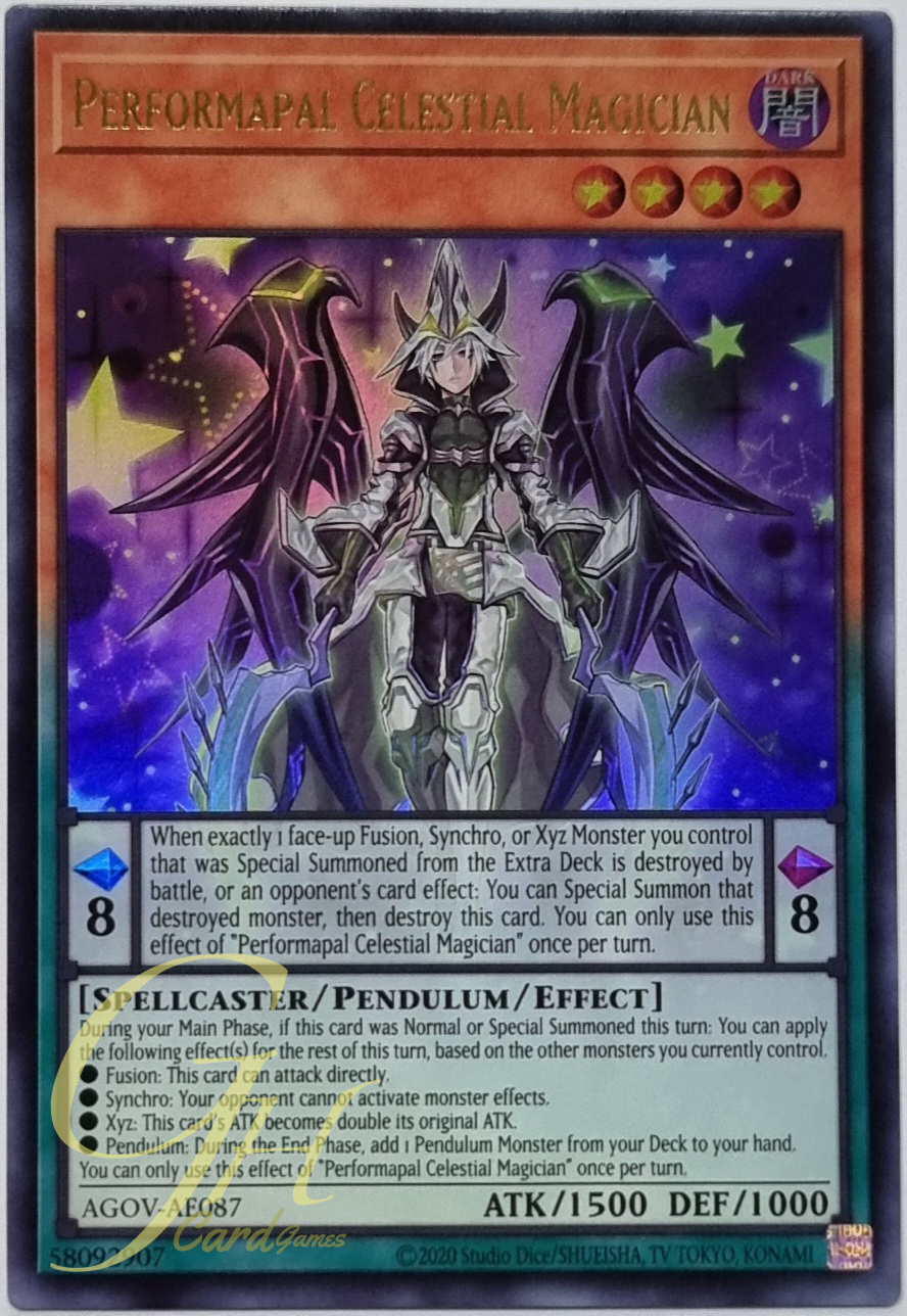 Yugioh [AGOV-AE087] Performapal Celestial Magician (Ultra Rare)