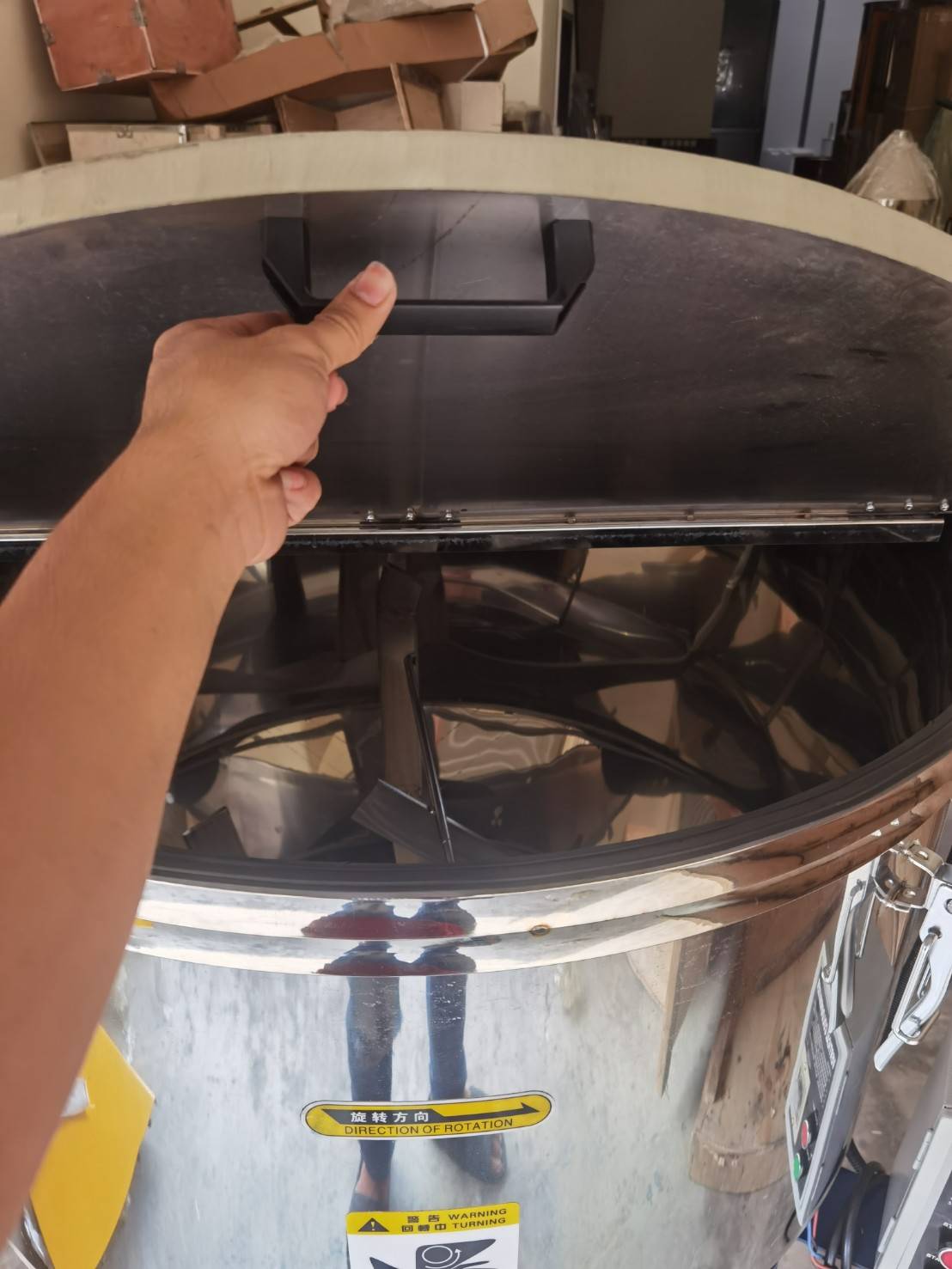 เครื่องผสมอเนกประสงค์ ผสมอาหาร ผสมยา ผสมเม็ดพลาสติก และอื่นๆ MM1 stainless steel mixer