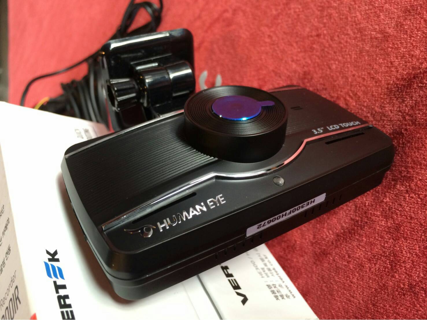 Smart Drive Recorder+ Rear Camera HE300/HE300IR -กล้องหน้าจอ(TouchScreen)บันทึกหน้า-หลัง รถยนต์ สามารถใส่ได้ทุกรุ่น