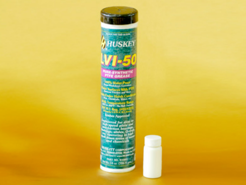 HUSKEY LVI-50 จาระบีสังเคราะห์ฟู้ดเกรดชนิดพิเศษสำหรับการใช้หล่อลื่นในจุดที่มีอุณหภูมิค่อนข้างสูง Made in USA.