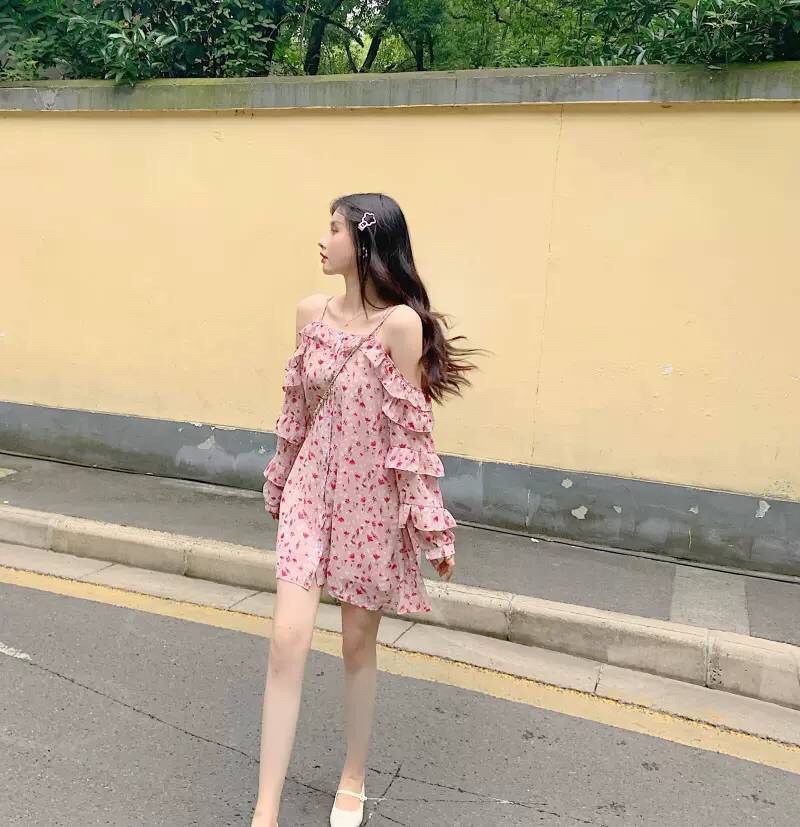 มินิเดรสโทนชมพู