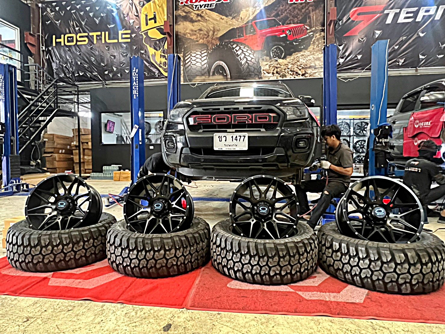 #FORD_RANGER_จองคิวมาจากขอนแก่น แต่งเมกาที่ STEP9