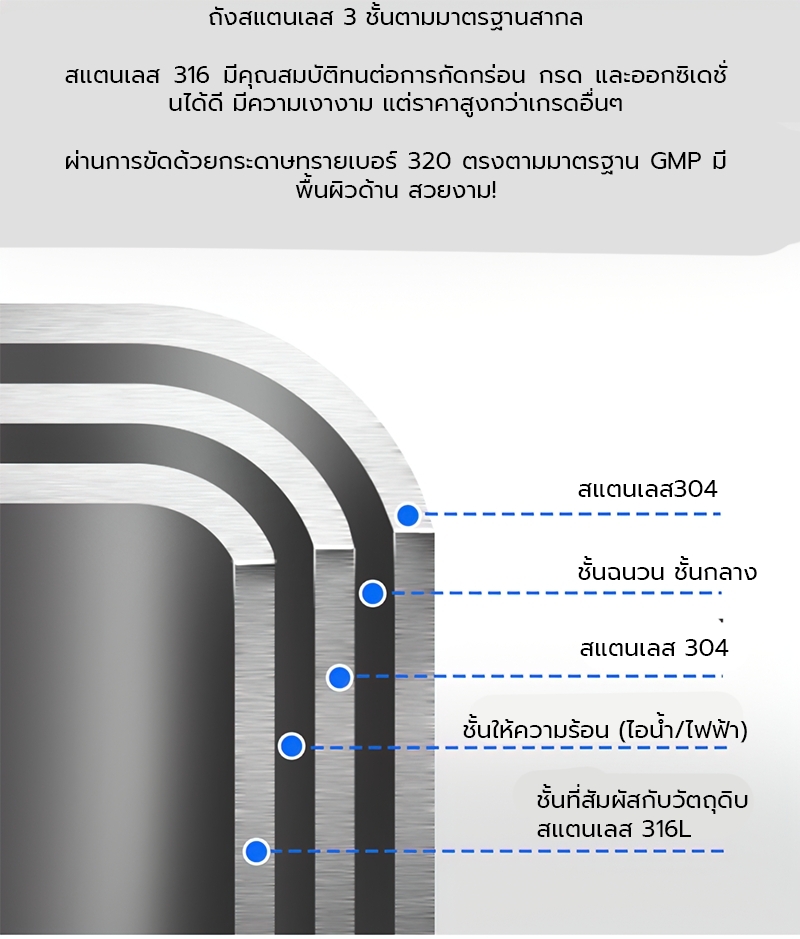 19292 เครื่องผสมของเหลวอเนกประสงค์ขนาดเล็ก สำหรับผลิตแชมพูและเคมีภัณฑ์ รุ่น CYJX mixing tank