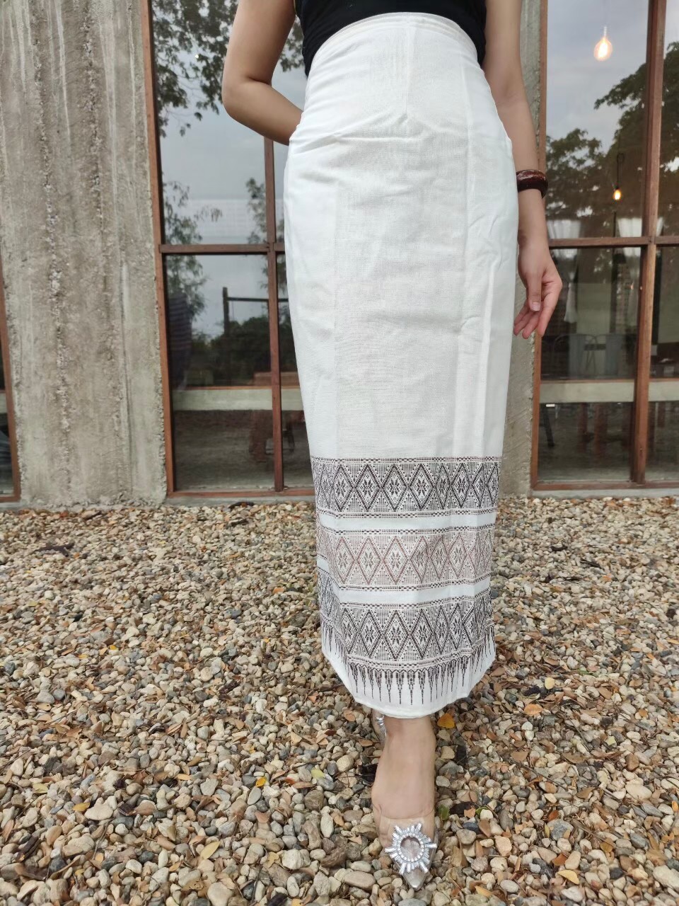 ผ้าถุงฝ้ายพิมพ์ลาย