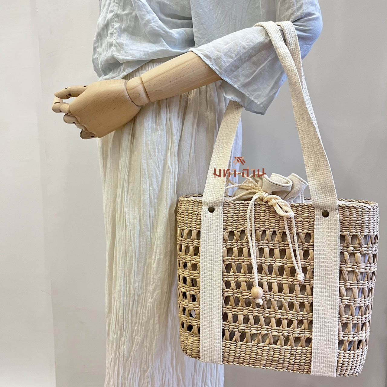 กระเป๋าถือ กระเป๋าสาน กระเป๋ากก กระเป๋าผู้หญิง กระเป๋ามินิมอล 🧡