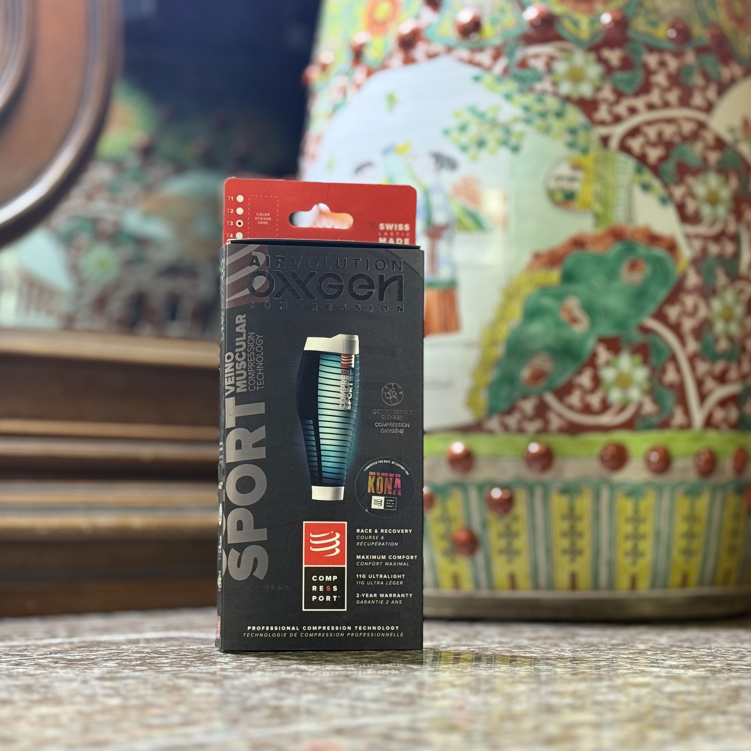 ซัพพอร์ตน่อง Compressport R2 Oxygen Calf Sleeve (T3,T4)