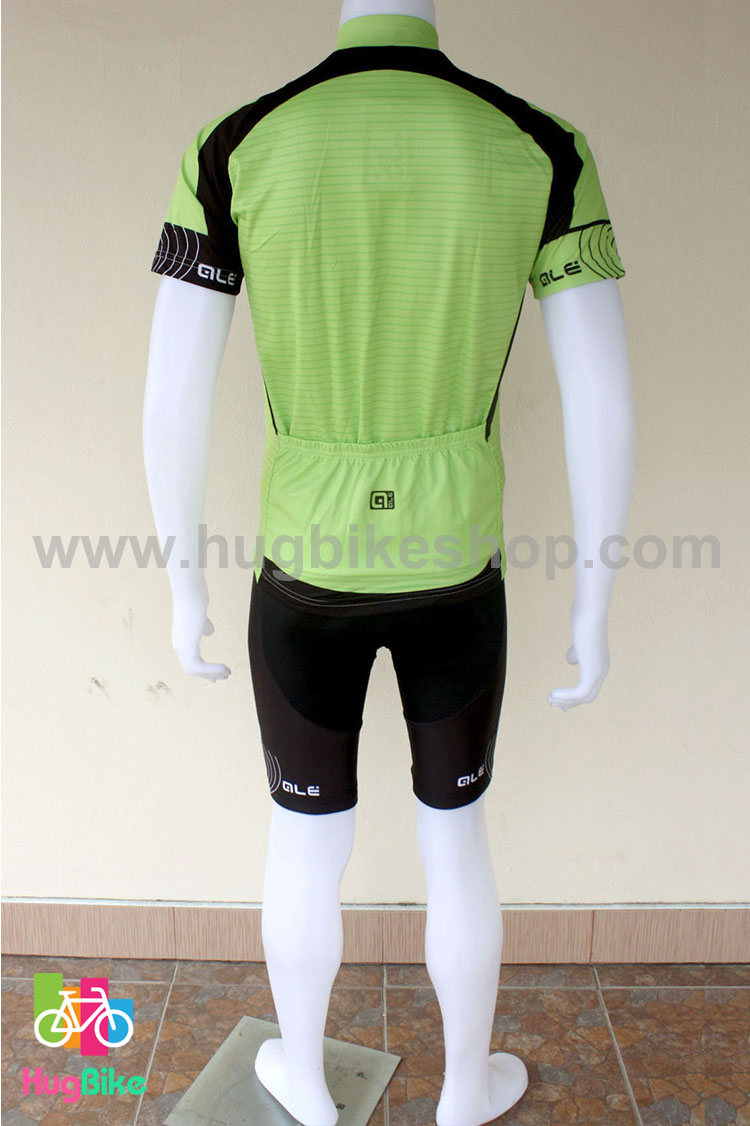 ชุดจักรยานแขนสั้นทีม Ale 16 (02) สีเขียว